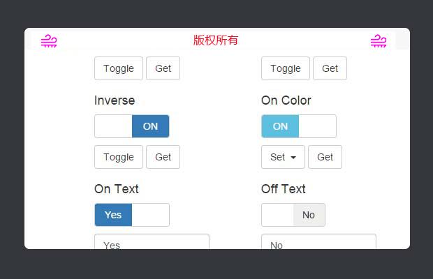 Bootstrap Switch  开关控制插件