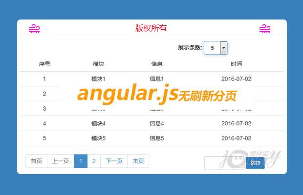 超实用的angular.js无刷新分页完整案例