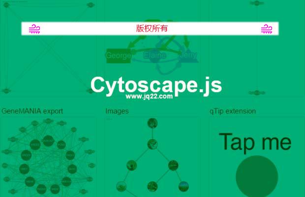 可视化的交互图形库Cytoscape.js