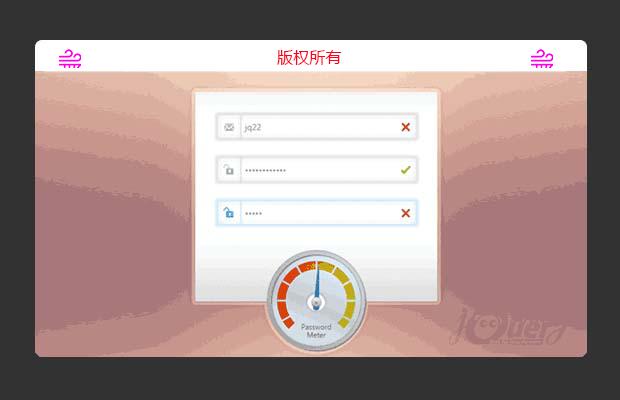 CSS3打造美丽的密码强度指示
