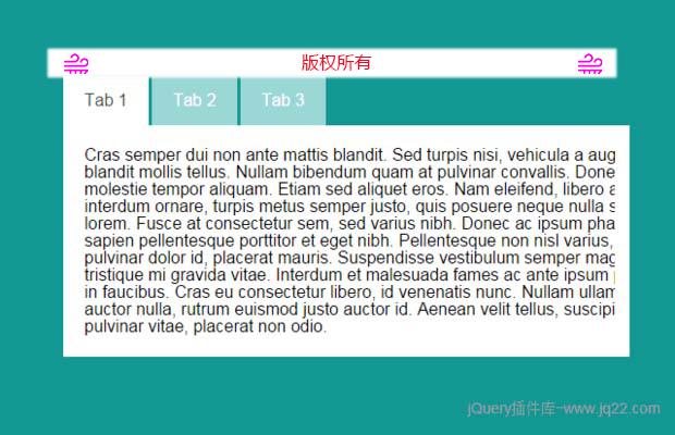 jQuery Tabs插件 PWS Tabs